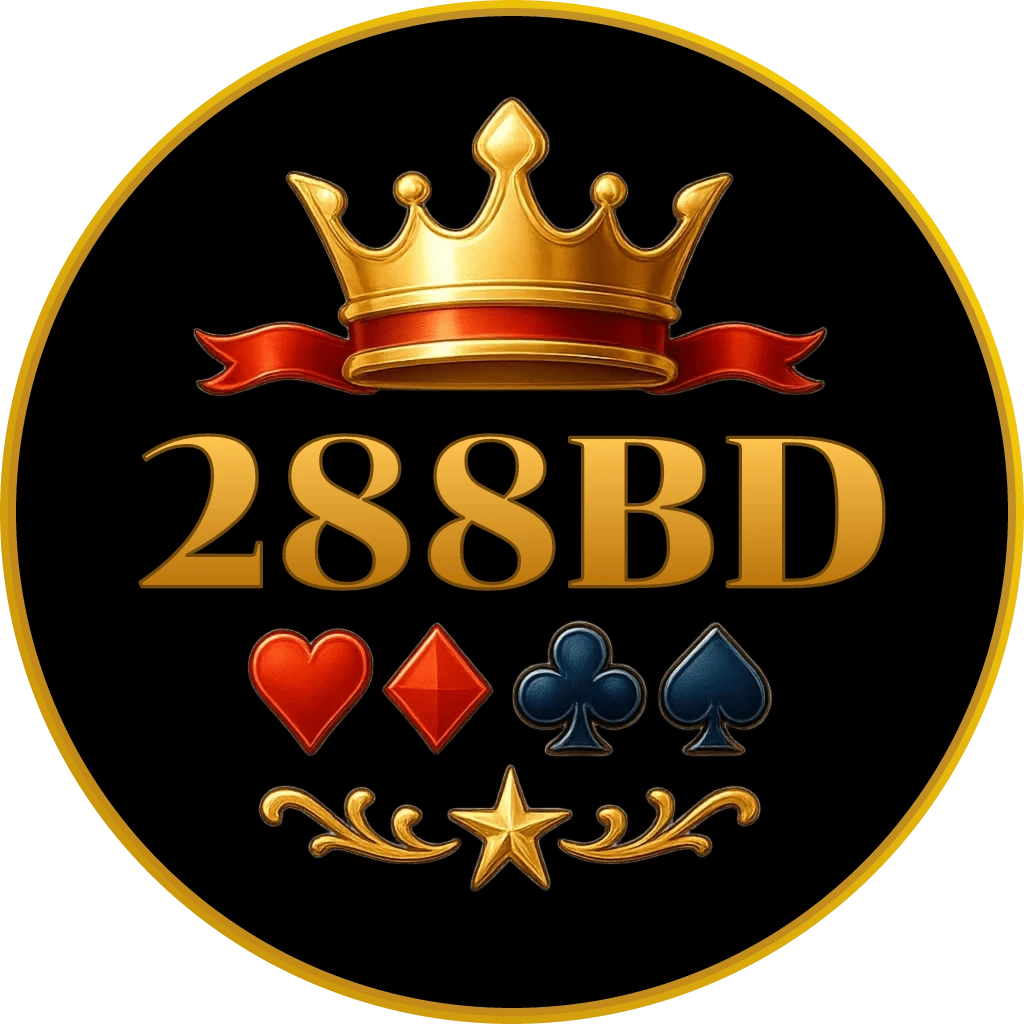 A glamorous casino hostess surrounded by a glowing roulette wheel and floating chips representing the premium gaming atmosphere of 288BD online casino in Bangladesh
